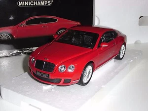BENTLEY CONTINENTAL GT 2008 RED MINICHAMPS 1:18 - Imagen 1 de 1