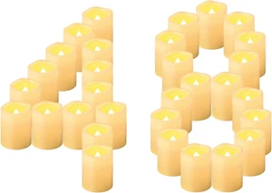 Flameless LED Votive Candles 48 Pack, 1.5" X 2", Battery Operated Flickering ... - Picture 1 of 1