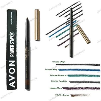 Avon Power Stay Eyeliner 16 Hours intense Colour, Waterproof,  Choose your Shade - Image 1 of 4