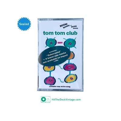 Tom Tom Club - Boom Boom Chi Boom Boom Cassette Tape (1989) w/ Hype SEALED Foto 1 de 3