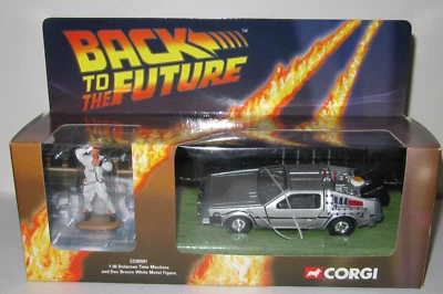 CORGI CLASSICS - BACK TO THE FUTURE DELOREAN & DOC FIGURE - MIB - Image 1 of 4