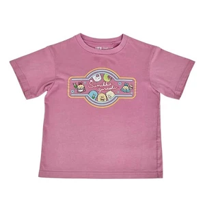 UNIQLO Kids UT x Sumikko Gurashi T-Shirt Size 130 (7-8 Years) Pink Crewneck - Picture 1 of 10