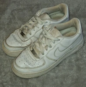 Nike Air Force 1 Low Womens Girls Youth White Trainers DH2920-111 Size UK 5 VGC - Picture 1 of 7