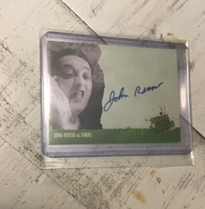 Autograph NIGHT OF THE LIVING DEAD JOHN RUSSO  Trading Card Classic Horror