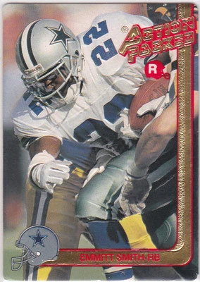 EMMITT SMITH ROOKIE CARD Dallas Cowboys Football Action Packed $$ PROTOTYPE RC! - Image 1 of 2