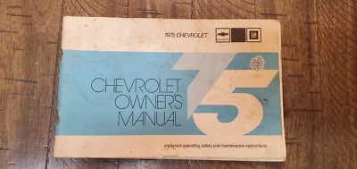 1975 Chevrolet Owners Manual Original Caprice Impala - Image 1 of 4