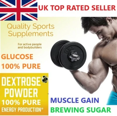 VITAL MINERALS Dextrose Glukose Energie Kohlenhydrat Süßstoff Brauen Zucker Wein Bier Kostenfrei P&P