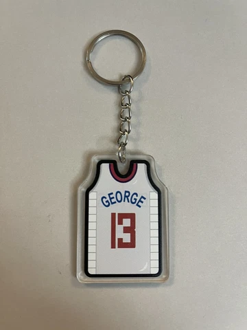 Paul George Los Angeles Clippers Jersey Acrylic Keychain NBA Basketball Cover