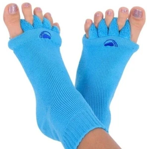 Toe Alignment Socks, Blue, Helps Fix Bunions, Crooked & Hammer Toes, & More - Picture 1 of 5