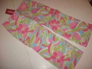 NWT Gymboree Palm Springs '08 Tropical Pastel Floral Cotton Capris Sz 7 Slim - Picture 1 of 1