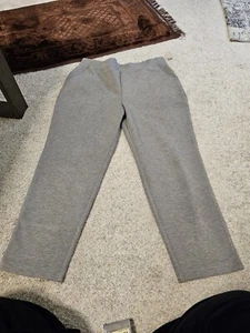 Alfani Women's XL Gray Straight Leg Comfort Waist Ankle Pants Made in Vietnam,#B - Picture 1 of 7