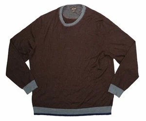 Tasso Elba Merino Wool Blend Crew Neck Solid Pullover Sweater XXL NWT Sable - Picture 1 of 1