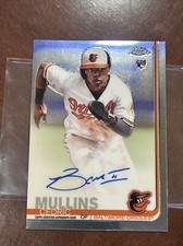 2019 Topps Chrome Rookie Card Auto Cedric Mullins #RA-CM RC Autograph