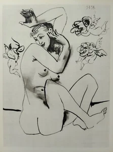 RARO GRABADO PICASSO 1954 con certificado de autenticidad fechado por Pablo Picasso ARTE como el #Regalo perfecto - Imagen 1 de 2