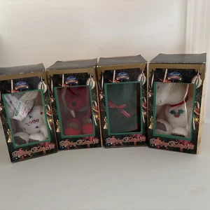 Lot of 4 Limited Treasures Holiday Edition Bears 1998 Bean Bag Plush - Picture 1 of 5