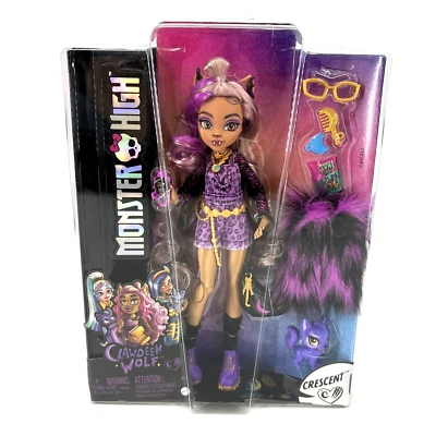 Monster High Clawdeen Wolf With Crescent Mattel New Unopened Fast Shipping - Image 1 of 4