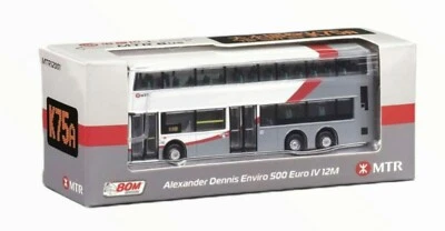 80M Hong Kong ADL Dennis Enviro 500 Euro IV 12M MTR Bus Route K75A 1:120 - Image 1 of 2