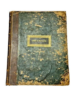 1854 - Antique Music Book - 30+ songs - B&W + Color Illustrations Throughout - Image 1 of 4