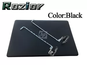 New HP 15-bs289wm 15-bw011dx 15-bs113dx 15-bs053od LCD Top Case Black with Hinge - Picture 1 of 6