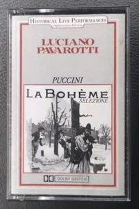 LUCIANO PAVAROTTI Puccini / La Bohème Selezione - Cassette Tape 1984 SAAR - Picture 1 of 7