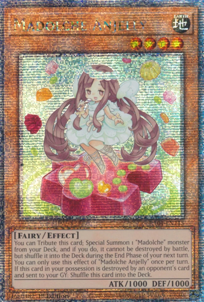 1X NM Madolche Anjelly - RA04-EN215 - Quarter Century Secret Rare 1st Edition - Image 1 of 1