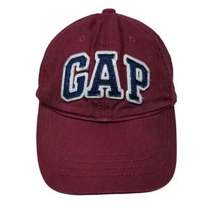 GAP Kids Boy's Strapback Hat Red Burgundy Size L/XL 100% Cotton Embroidered - Picture 1 of 8