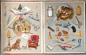 " OBJECT TEACHER " 1884 MCLOUGHLIN BROS. COLOR PICTURE DICTIONARY HC G - Bild 1 von 7
