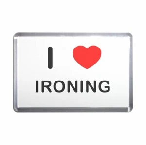 Imán de nevera de plástico Ironing I Love Heart (S, M, L, XL) - Imagen 1 de 10