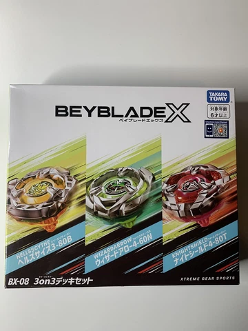 Takara Tomy Beyblade X | BX-08 3 On 3 Deck Battle Set - NEW - In Stock Cover