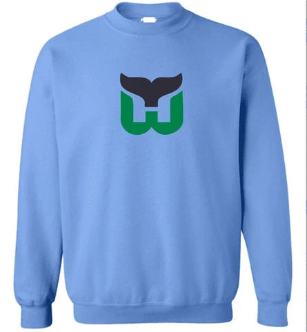 Hartford Whalers Carolina Hurricanes Crewneck Sweatshirt XL Shirt Jersey New Cover