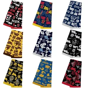 AFL TEAM Cotton Tea Hand Towel Kitchen Cooking BBQ Man Cave Gift - Choose Team - Picture 1 of 30
