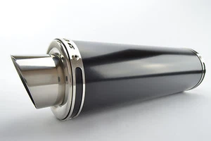 Honda VTR1000 SP2 SP Engineering Satin Black Round Moto GP XLS Exhausts - Picture 1 of 3