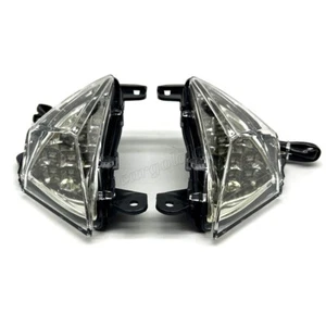 Clear Front LED Turn Signal Light Lamp Fits Kawasaki ZG/GTR/ZZR 1400 Z750 Z1000 - Picture 1 of 8