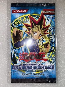 YuGiOh Legend of Blue-Eyes White Dragon (LOB) 1st Edition Pack (Portuguese) - Picture 1 of 2