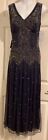New Pisarro Nights beaded evening dress size 16 party wedding cocktails cruise