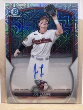 2023 Bowman Chrome Prospects Mojo Refractor Auto Joe Lampe. 