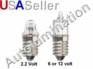 E10 Screw T10 Light Bulb Lamp Flashlight 12V 10W 6V 5W 3v 1.5W - Picture 1 of 2