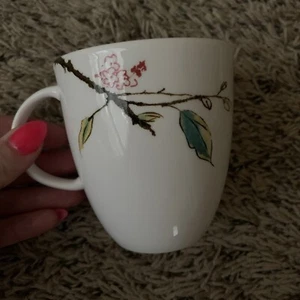 Lenox Simply Fine Bone China Chirp Tea Cup Coffee Mug Excellent 8 Fl Oz Replace - Picture 1 of 5