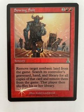 MTG FOIL URZA'S DESTINY SOWING SALT EX MAGIC THE GATHERING SORCERY RED UNCOMMON