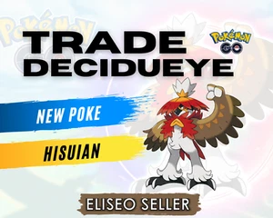 Pokemon Decidueye GO - Trade Decidueye Hisuian - New Poke Hisuian - Hisui - Picture 1 of 2