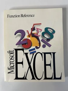 Microsoft Excel Function Reference version 4.0 1992 • THE manual! - Picture 1 of 7