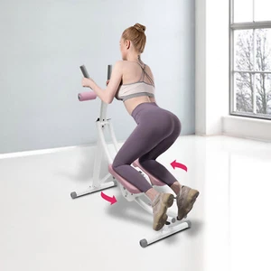 Ab Machine Abdominal Workout Foldable Sit Up Bench Crunch Machine W/ LCD Monitor - Picture 1 of 18