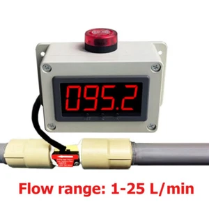 Intelligent Alarm Rate Measuring Digital Water Flow Velocity Meter Sensor 1/2" - Picture 1 of 8
