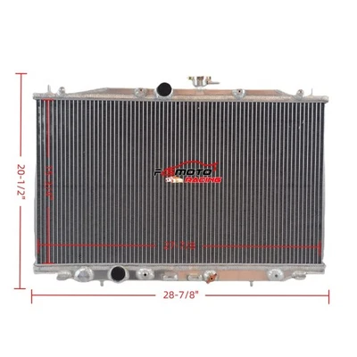 Radiador de aluminio para Acura TSX 2004-2008 2,4 L CL9 AT/MT 2004 2005 2006 2007 Foto 1 de 4