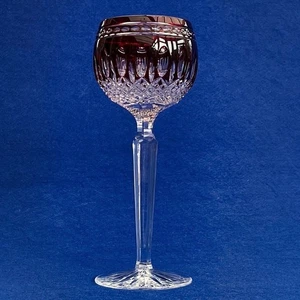 Waterford Ruby Clarendon Hock Wine Glass - Multiple Available - Picture 1 of 4