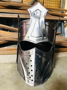 Mittelalter Kreuzritter Krone Helm, Rüstungskönig Helm, Ritter Rüstungshelm, Best f - Bild 1 von 5