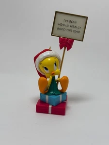 Hallmark Ornament Twuthful Tweety Looney Tunes 2006 caja mágica dañada - Imagen 1 de 7