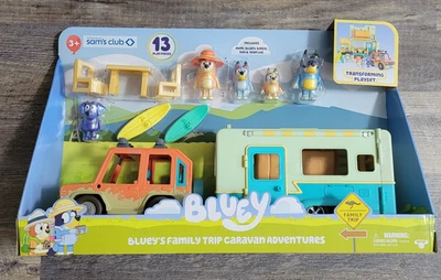 Bluey's Family Trip Ultimate Caravan Adventures Transforming Playset 限定 — 第 1/4 张图片