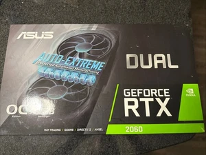 NEW! ASUS Dual GeForce RTX 2060 EVO OC Edition 6GB GDDR6 Graphics Card New - Picture 1 of 4