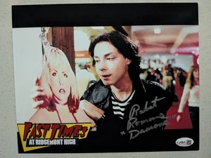 ROBERT ROMANUS Signed 8x10 PHOTO Fast Times at Ridgemont High Damone JSA QR C - Picture 1 of 2